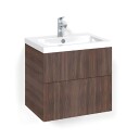 Macro Design Crown Line Servantskap 2 Skuff - med Light Servant Brun ask / 60cm 45