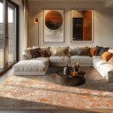 Wilton teppe   Pavoa oransje Størrelse: 200 x 280 cm