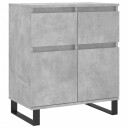 vidaXL Skjenk betonggrå 60x35x70 cm konstruert tre