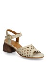 ANGULUS Sandals   Block Heels   Cream   35