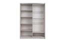 Najera Garderobe 150x68,5x215 cm - Eik | Svart