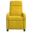 vidaXL Recliner Gul Fløyel