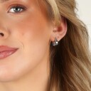 Snö Of Sweden Honey Drop Earring Silver 12mm
