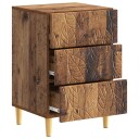  Nattbord Gammelt tre 43 x 39,5 x 66,5 cm Konstruert tre