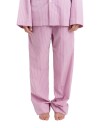 Tekla Poplin Pyjamas Pants Purple Pink Stripes Undertøy Rosa M