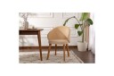 Spisestol Sanroman Classic Beige / Mørk Eik - Beige / Mørk Eik