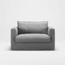 Le Grand Air Nou Love Seat Bomull Lysegrå