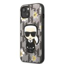 Karl Lagerfeld Deksel Til Iphone 13 Mini Klhcp13spmnfik1 Grå Hardt Deksel Monogram Iconic Karl