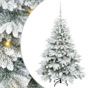  Kunstig juletre med 150 LED med stativ grønn 120 cm PE og PVC
