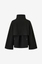Gina Tricot   Jakke Wide Sleeve Felt Jacket   Svart