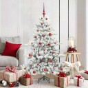  Kunstig sammensatt juletre med 150 LED med stativ 150 cm PVC