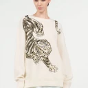 Roberto Cavalli Dame Strikkevarer Beige M,