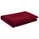 vidaXL Bordduk Rektangulær Vinrød 140 x 160 cm