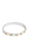 COACH ACCESSORIES Coach Signature C Hinged Bangle Bracelet |Silver |One Size