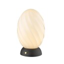 Halo Design Twist Oval Bordlampe Opal/ Sort
