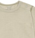 Hust and Claire Body I/e - Nistret - Bambus - HcBuller - Greene - Hust and Claire - 1 år (80) - Langermet Body Beige Grønn
