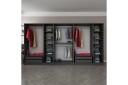 Fruitland Garderobe 360 cm - Antrasitt