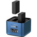 Hähnel Procube 2 Dobbel Lader Panasonic Til bl.a DMW-BLC12, BLF19, BLJ31, BLK22