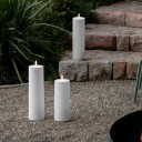 PILLAR Maxi utendørs LED-stearinlys, høyde 40 cm, IPX5 – Uyuni Lighting - Stue - Design - Plast - Med en lyskilde