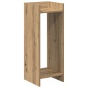 vidaXL Planteholder Artisan eik 30 x 30 x 80 cm Konstruert tre