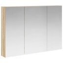  Baderomsspeilskap Sonoma eik 100 x 14,5 x 70 cm Konstruert tre