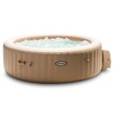 Oppblåsbart boblebad massasjebad 4 personer 196x71 cm premium tilbehør INTEX 28426