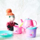 Moomin - Mummi kaffesett dukkesett i koffert Lille My rosa