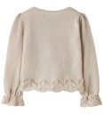 Name It Nmfruel Ls Knit Genser i Peyote Melange Størrelse 104