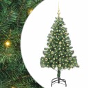  Juletre med 150 LED med stativ grønn 150 cm PVC