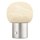 Blomus Iris LED Bordlampe Matt Alabaster Stainless Steel