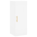  Veggskap hvit 34,5x34x90 cm 8720845440046