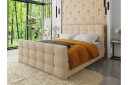 Kleos Kontinentalseng 140x200 cm med Sengegavl Beige