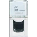Legrand Mosaic Lcs² Påknipsbar Mulighetsmodulfrontplate Cat 6 Utp Rj-45 Hvit Ral 9003