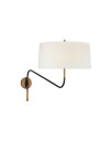 Visual Comfort Canto Grande Swinging Wall Light Bronze/Brass