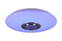 Trio Lighting Musica LED plafond med Bluetooth-høyttaler RGBW -