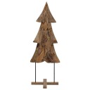  Juletre med stativ Brun 90 cm Heltre teak
