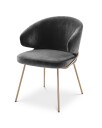 Kinley spisestol savona dark grey velvet