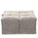 Twin Ottoman Modulsofa Eco Weave Grå