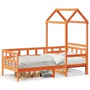  Dagseng med tak voksbrun 80x200 cm heltre furu 8721102671371