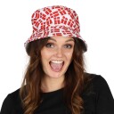 Hisab Joker Solhatt med danske flagg One size 72517