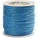 Makramégarn / Knytegarn Vokset Turkis 1 mm 40 m