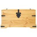 vidaXL Oppbevaringskiste meksikansk Corona-stil furu 91x49,5x47 cm