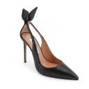 Aquazzura, Dame, Sko, Svart, 37 1/2 EU,