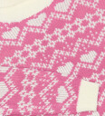 The New Tnperline Jacquard Pullover - Pink - 158/164