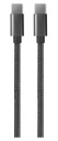 J&EL Ladekabel USB-C til USB-C 1m sort - 93109