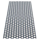 Pappelina Noa gulvteppe 70 cm x 150 cm, dark blue/vanilla