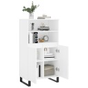 vidaXL Highboard hvit 60x36x110 cm konstruert tre