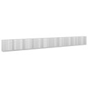 vidaXL Gabion med 3,5 mm wire og 5x2,5 cm nett 1000x50x100 cm
