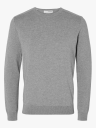Selected Homme Berg Crew Neck Grå L