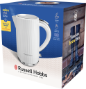 Russell Hobbs Eden 1,7L Elektrisk Vannkoker Hvit 2400W med Antikalk-filter